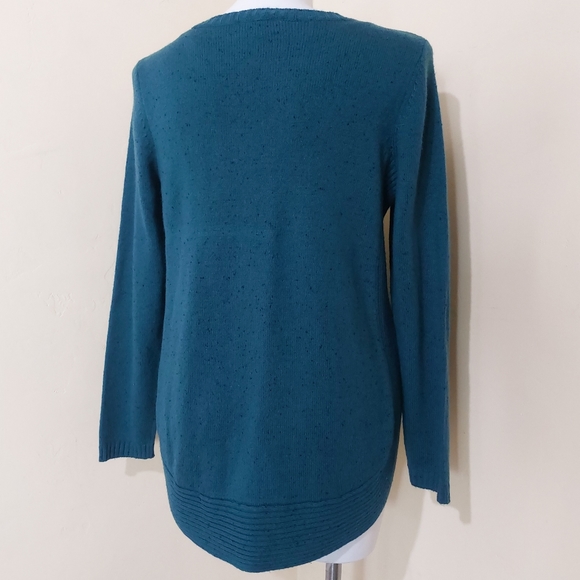 Lane Bryant Plus Size 14/16 Round Hem Thick Knit Ribbed Sweater Blouse - Picture 6 of 11